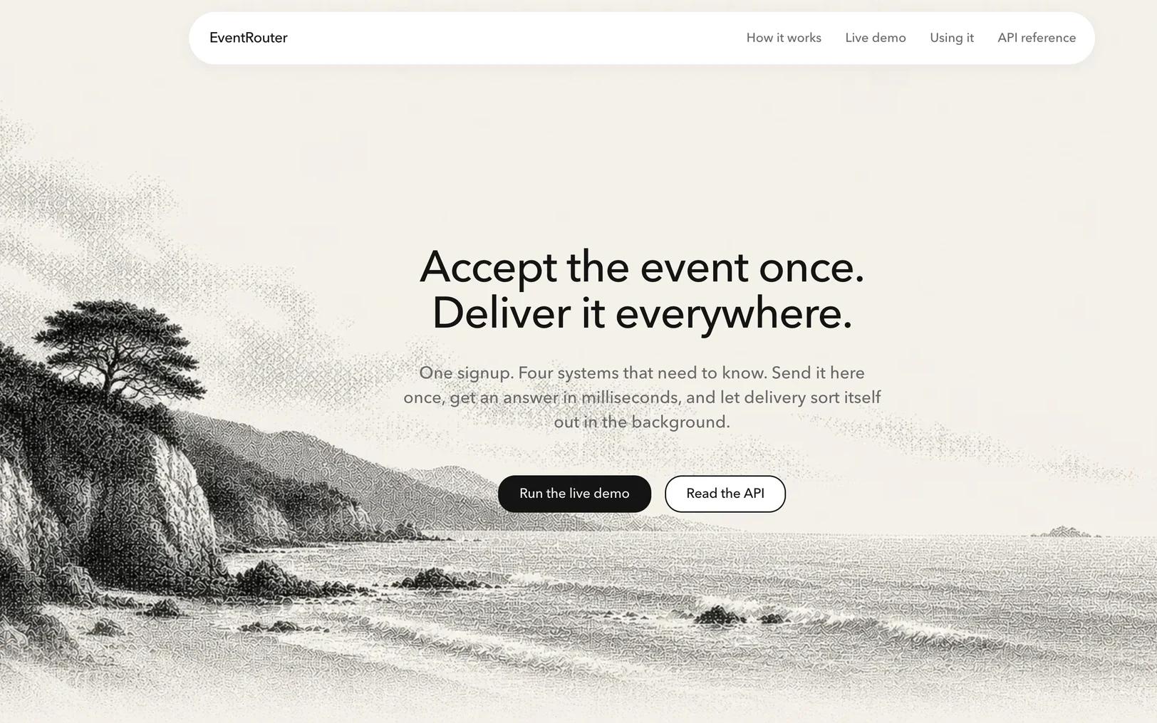 EventRouter event delivery service